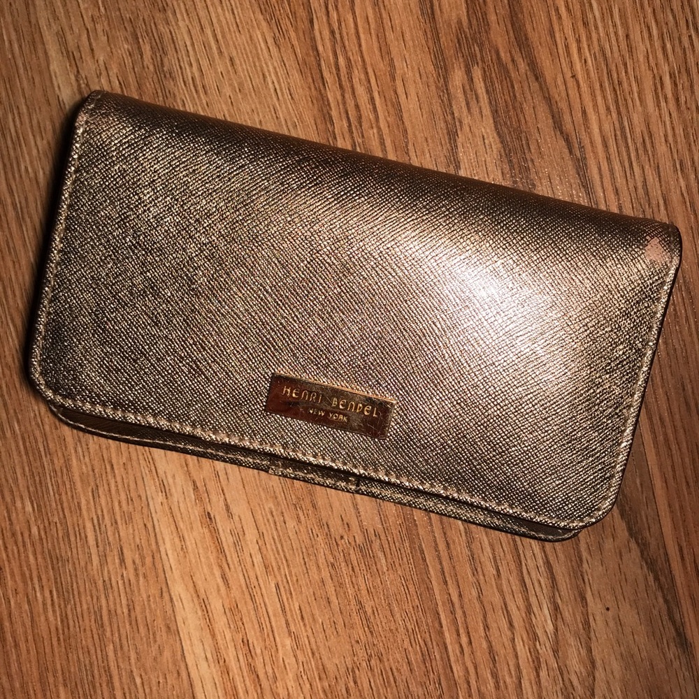 ✨🌹HENRI BENDEL ROSE GOLD WALLET🌹✨